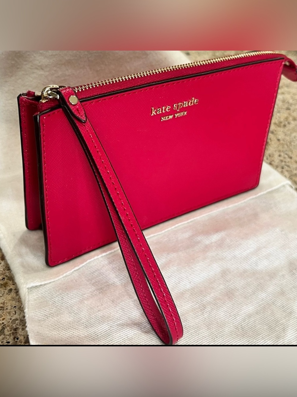 Kate Spade Pink Wristlet Wallet